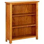 Vidaxl - biblioth�que � 3 �tag�res 70 x 22, 5 x 82cm bois de ch�ne massif
