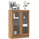 Vidaxl bibliothque chne artisanal 82, 5x30, 5x115 cm bois d'ingnierie