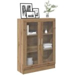 Vidaxl ? biblioth�que ch�ne artisanal 82, 5x30, 5x115 cm ? bois d'ing�nierie r�sistant � l'humidit� ? ...