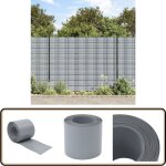 Brises - vues de jardin 10 pcs gris 252, 5x19 cm pvc - brise vue jardin - clture dcorative - panneau ...