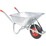 Brouette 90 l 150 kg acier galvanis� et plastique vidaxl
