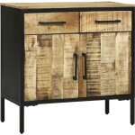 Vidaxl - buffet marron 70 x 35 x 70 cm bois de manguier massif Vidaxl - buffet marron 70 x 35 x 70 cm bois de manguier massif