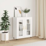 Buffet blanc 69, 5x34x90 cm bois d'ingnierie vidaxl
