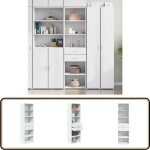 Vidaxl - buffet haut blanc 50x42, 5x185 cm bois d'ingénierie - buffet - meuble de rangement - armoire ... Vidaxl - buffet haut blanc 50x42, 5x185 cm bois d'ingénierie - buffet - meuble de rangement - armoire ...