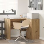Vidaxl - bureau d'angle 2 pcs ch�ne artisanal 102 x 50 x 75 cm