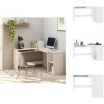 Vidaxl - bureau d'angle en forme de l blanc 120x140x75 cm - bureau d'angle - bureau blanc - bureau design ... Vidaxl - bureau d'angle en forme de l blanc 120x140x75 cm - bureau d'angle - bureau blanc - bureau design ...