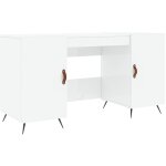 Bureau blanc brillant 140x50x75 cm bois d'ingénierie vidaxl Bureau blanc brillant 140x50x75 cm bois d'ingénierie vidaxl