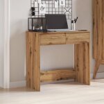 Vidaxl - bureau ch�ne artisanal 80x40x75 cm bois d'ing�nierie
