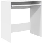 Vidaxl - bureau avec �tag�re blanc 77, 5 x 43 x 79 cm bois d'ing�nierie