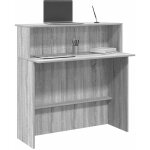 Vidaxl - bureau de r�ception sonoma gris 100x50x103, 5 cm bois ing�nierie