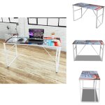 Vidaxl - bureau rectangulaire unique - bureau rectangulaire - bureau design - bureau moderne - bureau ...