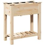 Vidaxl - cache - pot de jardin avec étagère beige 71 x 37 x 76. 5 cm Vidaxl - cache - pot de jardin avec étagère beige 71 x 37 x 76. 5 cm