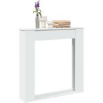 Vidaxl - cadre de chemin�e blanc 100x20x100 cm bois d'ing�nierie
