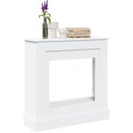 Vidaxl - cadre de chemin�e blanc 90x30x90 cm bois d'ing�nierie