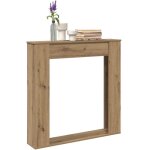 Vidaxl - cadre de chemin�e ch�ne artisanal 100x20x100 cm bois ing�nierie