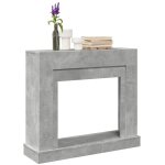 Vidaxl - cadre de chemin�e gris b�ton 100x30x87, 5 cm bois d'ing�nierie