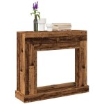 Vidaxl - cadre de chemine vieux bois 100x30x87, 5 cm bois d'ingnierie