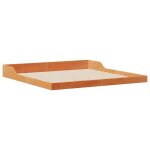 Vidaxl - cadre de lit marron cire 180 x 200 cm bois massif en pin