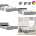 Vidaxl - cadre de lit  rangement hydraulique sans matelas 120x200 cm - lit plateforme - lit coffre - ...