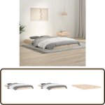 Vidaxl - cadre de lit sans matelas 120x190 cm bois de pin massif - cadre de lit - lit double - lit en ... Vidaxl - cadre de lit sans matelas 120x190 cm bois de pin massif - cadre de lit - lit double - lit en ...