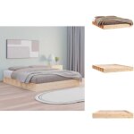 Vidaxl - cadre de lit sans matelas 120x200 cm bois massif - cadre de lit - lit double - bois massif - ... Vidaxl - cadre de lit sans matelas 120x200 cm bois massif - cadre de lit - lit double - bois massif - ...