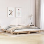 Vidaxl - cadre de lit sans matelas 160x200 cm bois massif de pin
