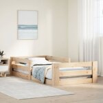 Cadre de lit sans matelas 80x200 cm bois massif de pin vidaxl