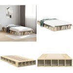 Vidaxl - cadre de lit sans matelas chne sonoma 90x190 cm - cadre de lit - lit simple - lit enfant - ...