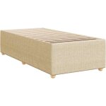 Vidaxl - cadre de lit sans matelas crème 90x190 cm tissu Vidaxl - cadre de lit sans matelas crème 90x190 cm tissu