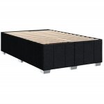 Cadre de lit sans matelas noir 120x190 cm tissu vidaxl 420198 Cadre de lit sans matelas noir 120x190 cm tissu vidaxl 420198