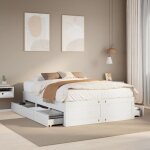 Cadre de lit sans matelas avec tiroirs 140x190 cm bois de pin vidaxl Cadre de lit sans matelas avec tiroirs 140x190 cm bois de pin vidaxl