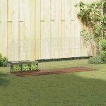 Vidaxl cage pour lapins argent 400 x 78 x 78 cm acier galvanis�