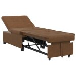 Vidaxl - canap� - lit marron 67 x 194 x 38 cm cuir su�d� faux