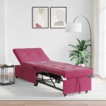 Vidaxl - canapé - lit rouge bordeaux 67 x 194 x 38 cm velours Vidaxl - canapé - lit rouge bordeaux 67 x 194 x 38 cm velours
