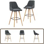 Vidaxl - chaises de bar lot de 2 gris foncé velours - chaise de bar - tabouret de comptoir - chaise Élégante ... Vidaxl - chaises de bar lot de 2 gris foncé velours - chaise de bar - tabouret de comptoir - chaise Élégante ...