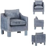 Chaise cabriolet gris cuir véritable - fauteuil luxe - chaise Élégante - cuir véritable - confort optimal ... Chaise cabriolet gris cuir véritable - fauteuil luxe - chaise Élégante - cuir véritable - confort optimal ...