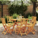 Vidaxl - chaises de jardin pliantes 6 pcs 36x46x86 cm bois massif d'acacia