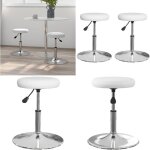 Vidaxl - chaises à manger lot de 2 blanc similicuir - chaise de salle à manger - chaise pivotante - chaise ... Vidaxl - chaises à manger lot de 2 blanc similicuir - chaise de salle à manger - chaise pivotante - chaise ...
