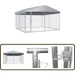 Vidaxl - chenil extérieur avec toit pour chiens 382x382x225 cm - chenil pour chien - abri chien - espace ... Vidaxl - chenil extérieur avec toit pour chiens 382x382x225 cm - chenil pour chien - abri chien - espace ...
