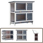 Clapier d'extérieur 4 portes gris bois - clapier lapin - cage animal domestique - espace jeu petit animal ... Clapier d'extérieur 4 portes gris bois - clapier lapin - cage animal domestique - espace jeu petit animal ...