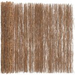 Vidaxl - clture en brande marron 600 x 150 cm bois de brosse