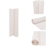 Vidaxl - clture de jardin double face 110x300 cm blanc - clture de jardin - clture pvc - clture blanche ...