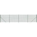 Vidaxl - clôture en treillis métallique avec bride vert 2, 2x10 m Vidaxl - clôture en treillis métallique avec bride vert 2, 2x10 m