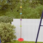Corde d'escalade pour enfants avec sige  disque et plateformes 200 cm de vidaxl vidaxl