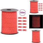 Corde de haubanage de tente avec bandes rflchissantes et cls - corde de tente - corde de haubanage ...