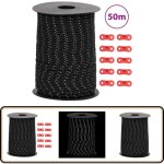 Corde de haubanage de tente avec bandes rflchissantes et cls - corde de tente - corde de haubanage ...