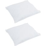 Couette avec oreiller 3 pcs blanc bas vidaxl Couette avec oreiller 3 pcs blanc bas vidaxl