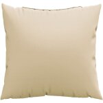 Coussins de canapé lot de 4 beige 60x60 cm tissu vidaxl Coussins de canapé lot de 4 beige 60x60 cm tissu vidaxl