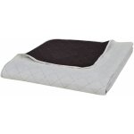 Couvre - lit  double face matelass beige / marron 230x260 cm vidaxl