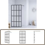 Vidaxl - cran de douche verre trempé dépoli 100x195 cm - paroi de douche - ecran de douche - douche italienne ... Vidaxl - cran de douche verre trempé dépoli 100x195 cm - paroi de douche - ecran de douche - douche italienne ...